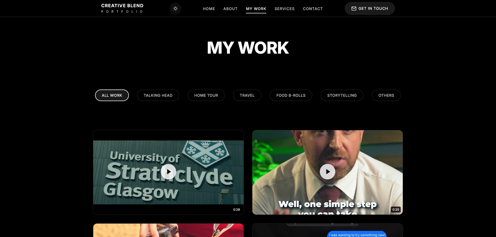 Rishi Creatives Videography Portfolio